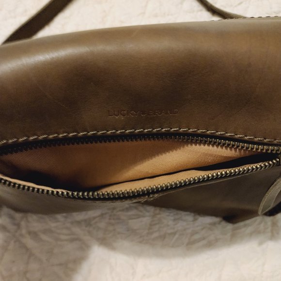 Lucky Brand Harper Leather Crossbody - Picture 8 of 12
